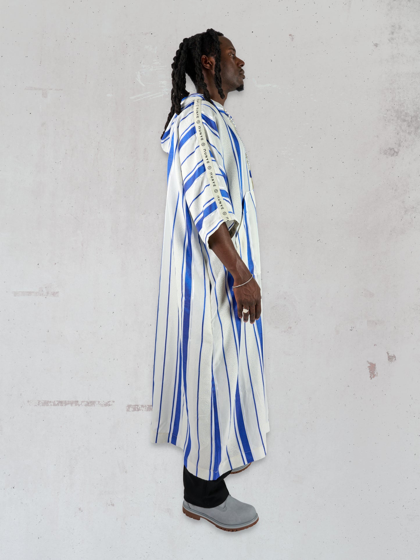 Munyé Origins Djellaba Blue Stripe