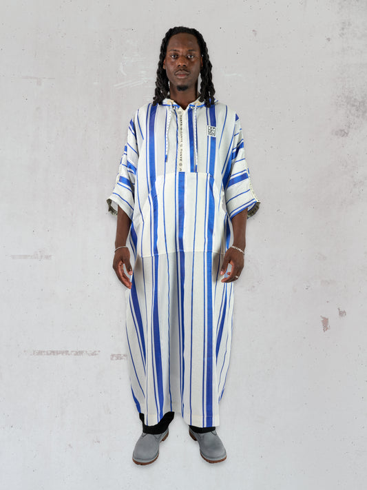 Munyé Origins Djellaba Blue Stripe